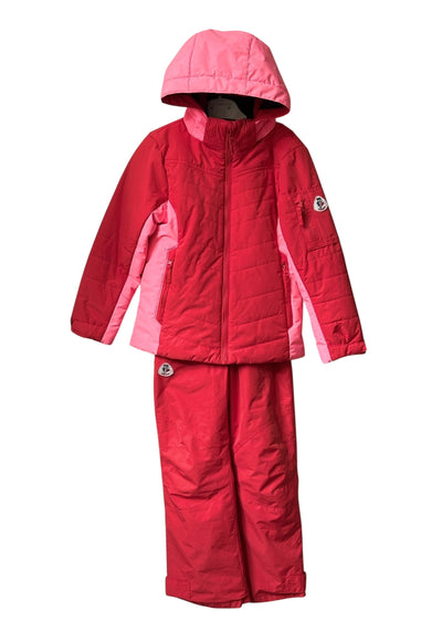 Ensemble ski Fusalp No panik Rouge et Rose 8 ans
