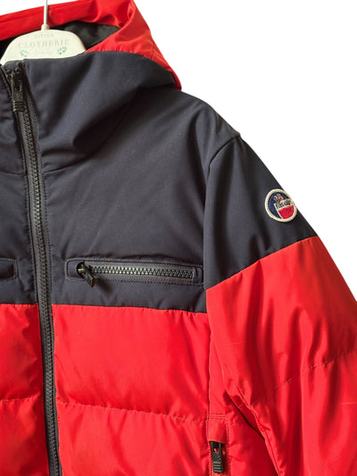 Veste ski Fusalp rouge/marine 10 ans