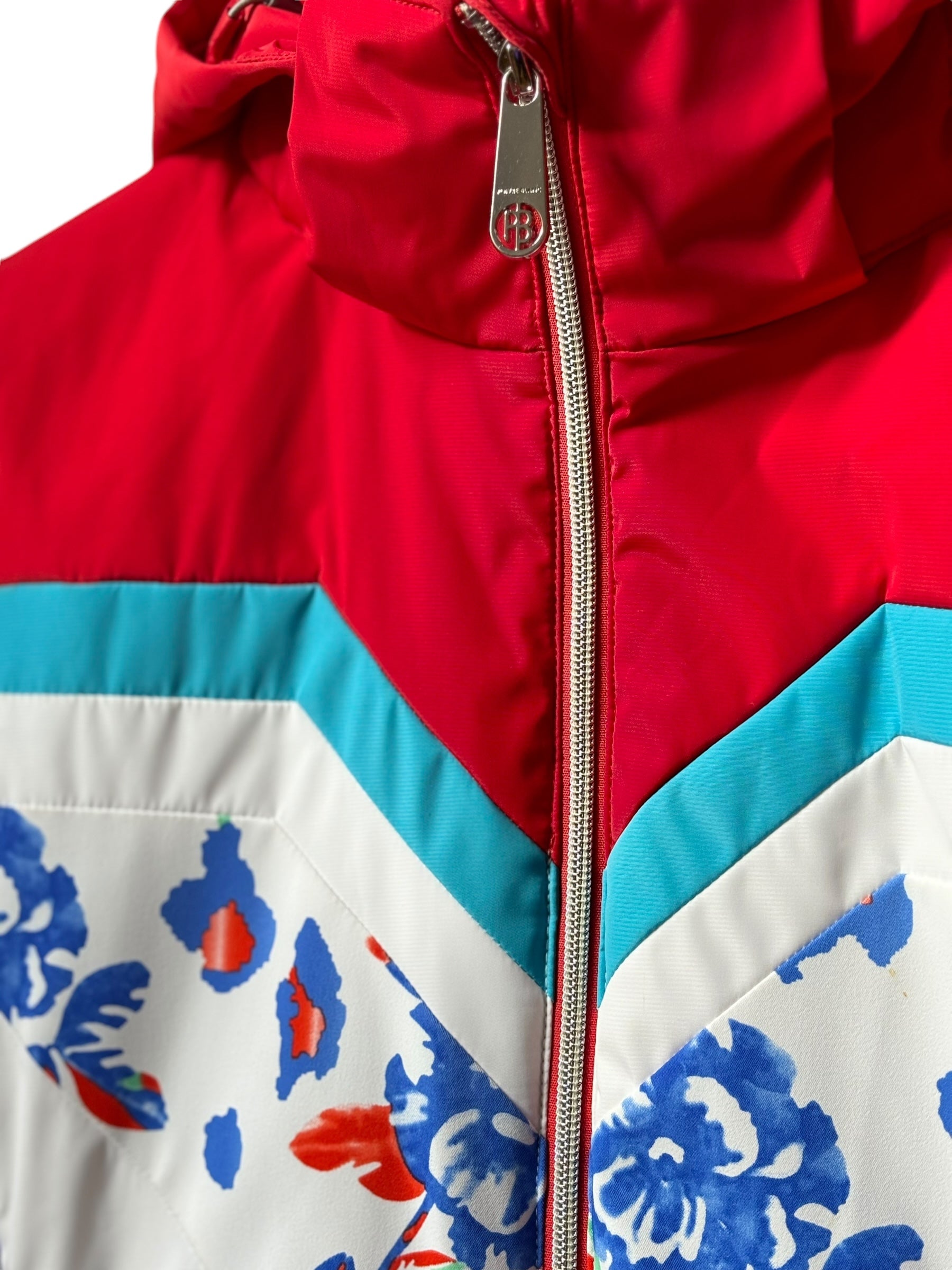 Veste ski rouge Poivre blanc taille M (38)