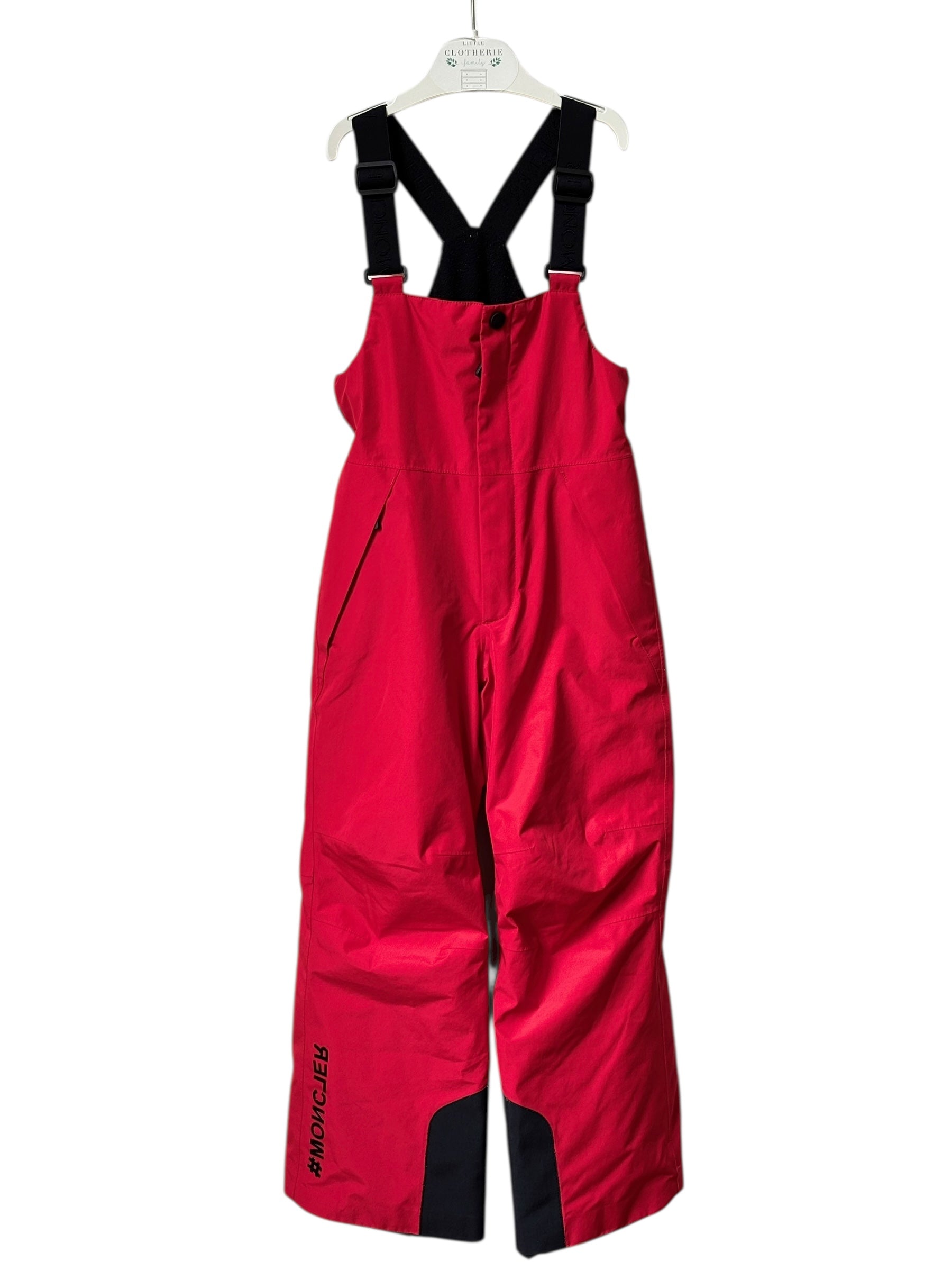 Pantalon ski MONCLER Grenoble rouge 6 ans