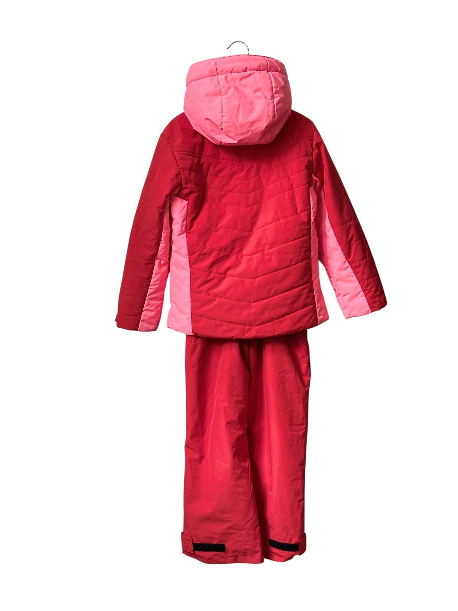 Ensemble ski Fusalp No Panik rouge et rose 8 ans