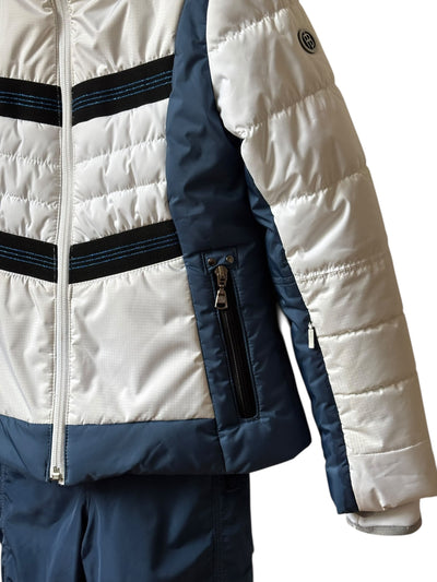 Ensemble ski bleu et blanc FILLE Poivre Blanc 8 ans
