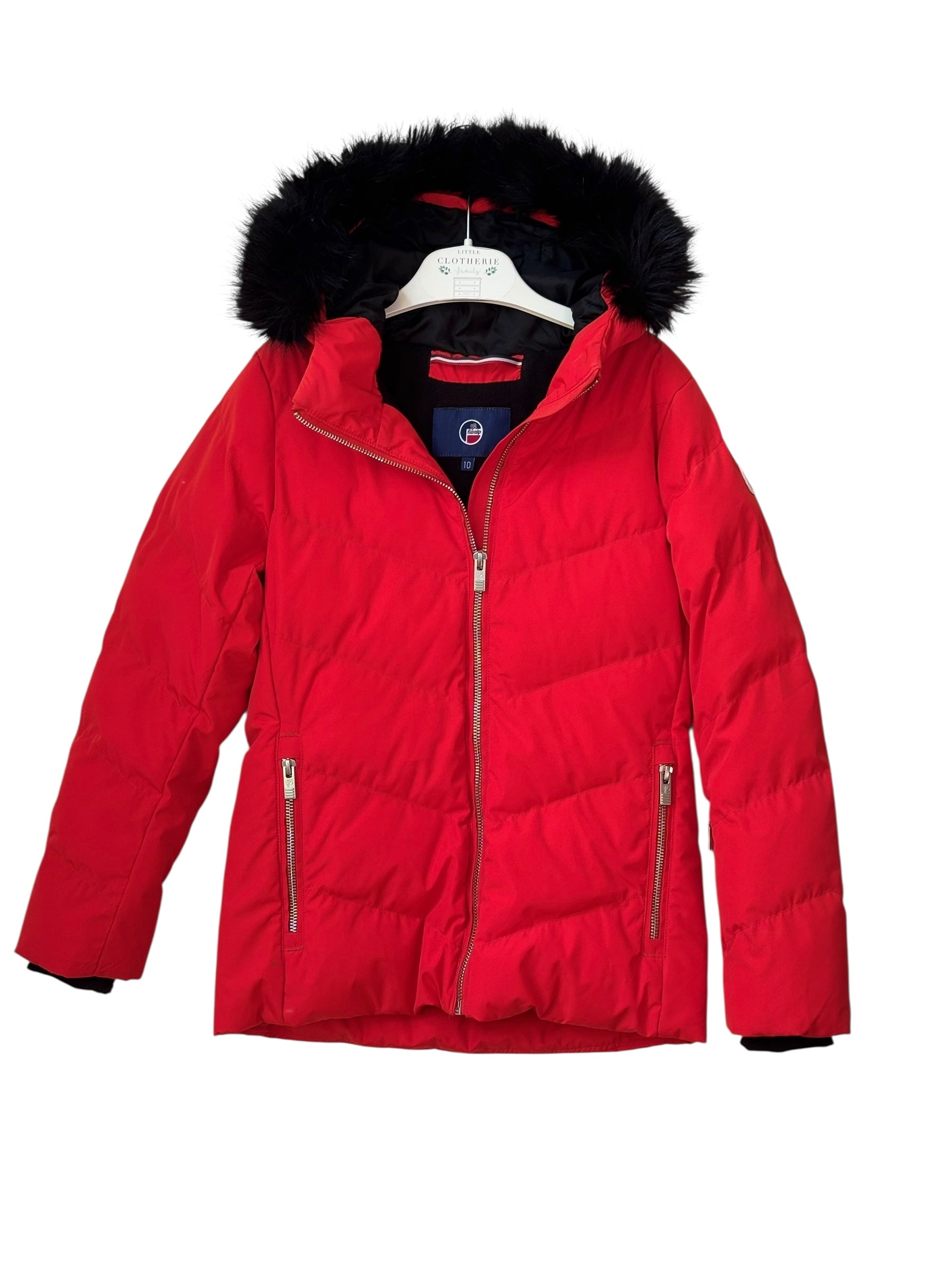 Veste ski Fusalp 10 ans rouge
