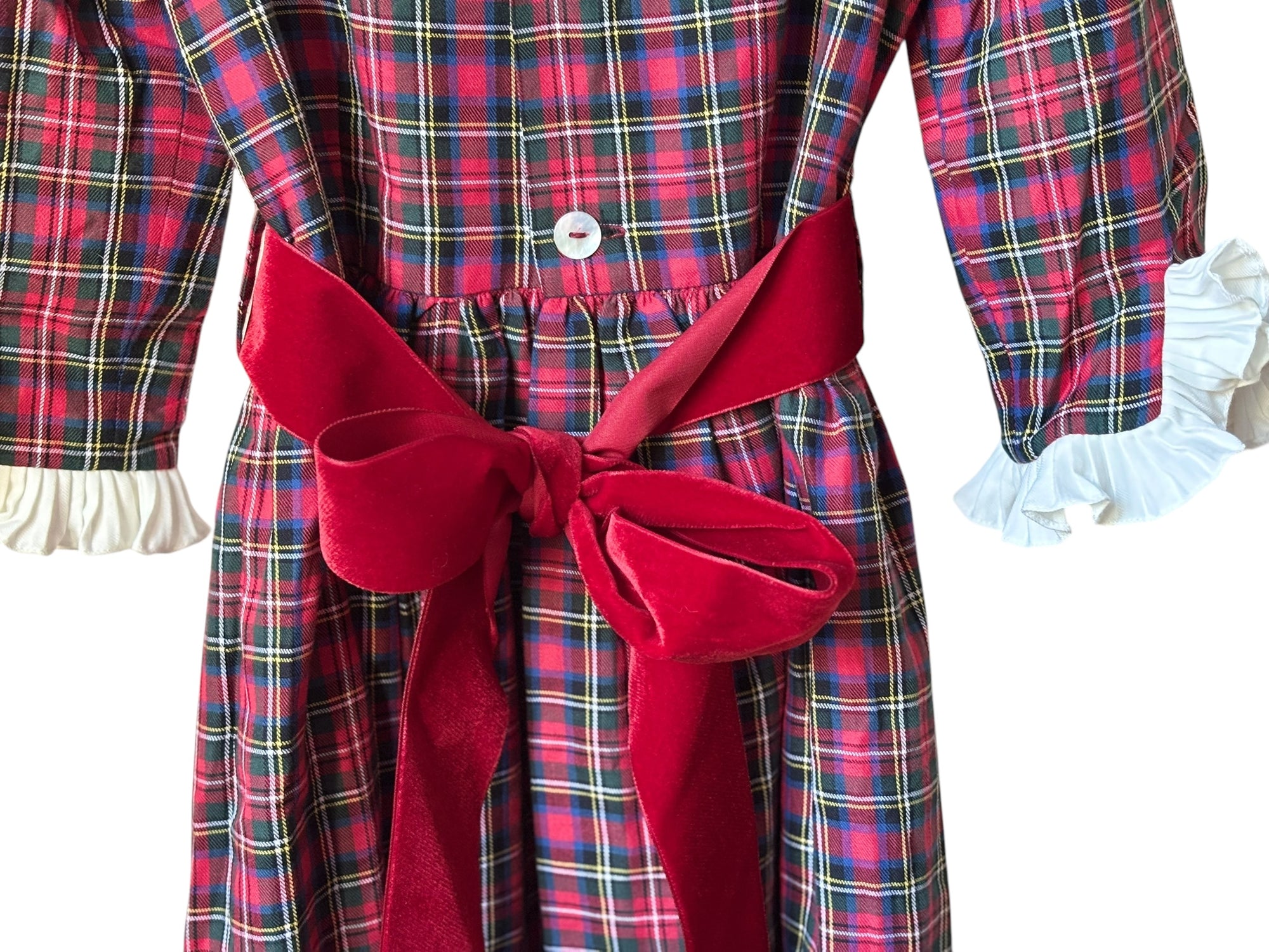 Robe AMAIA écossaise 10 ans