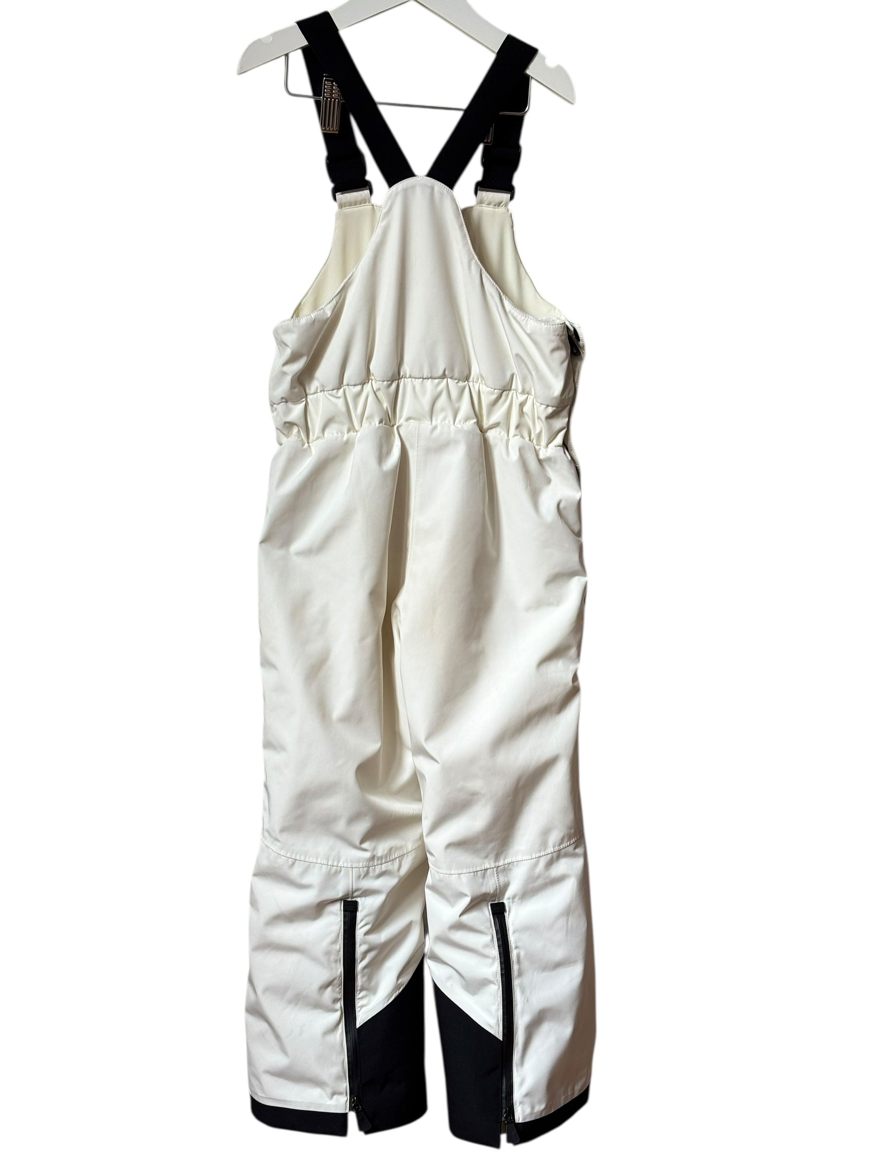 Tenue de ski Moncler blanche, bleu et parme, 6 ans