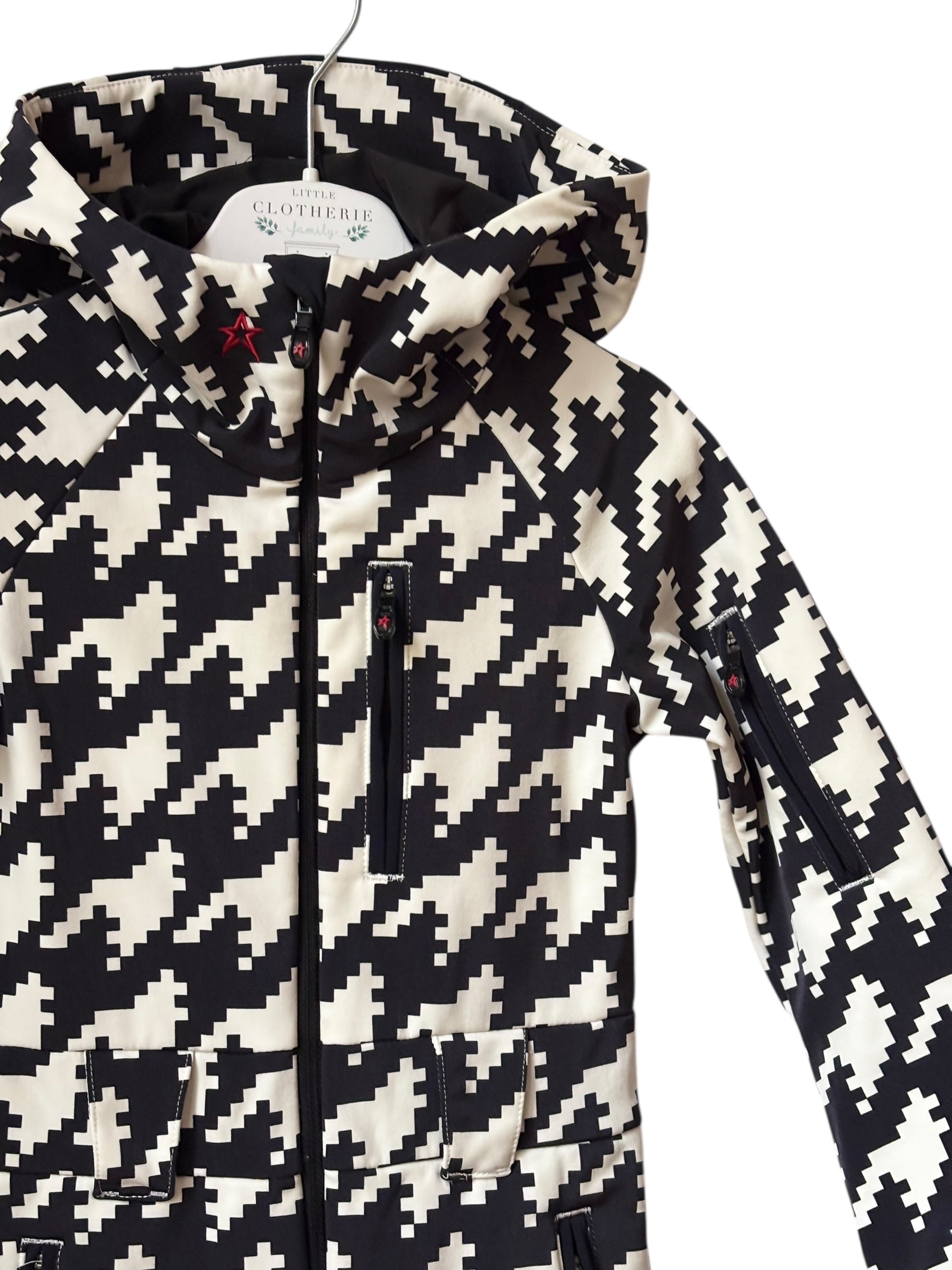 Combinaison de ski PIED DE POULE N&B  Perfect Moment 6 ans