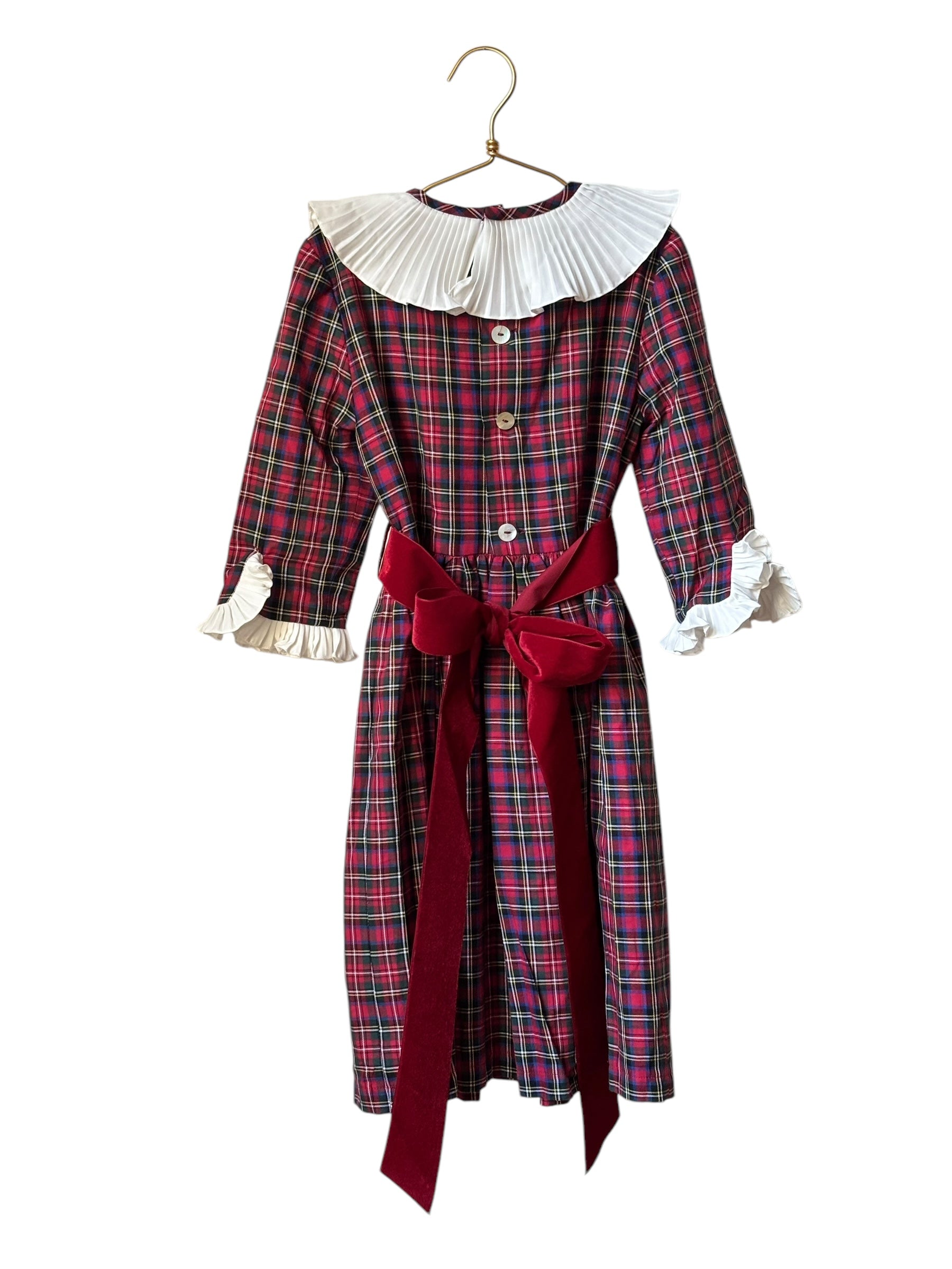 Robe AMAIA écossaise 10 ans