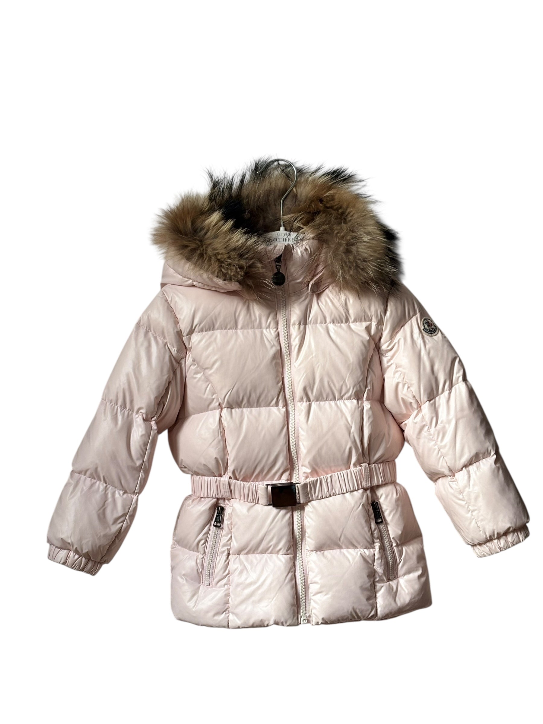 Doudoune ski rose Moncler 3 ans