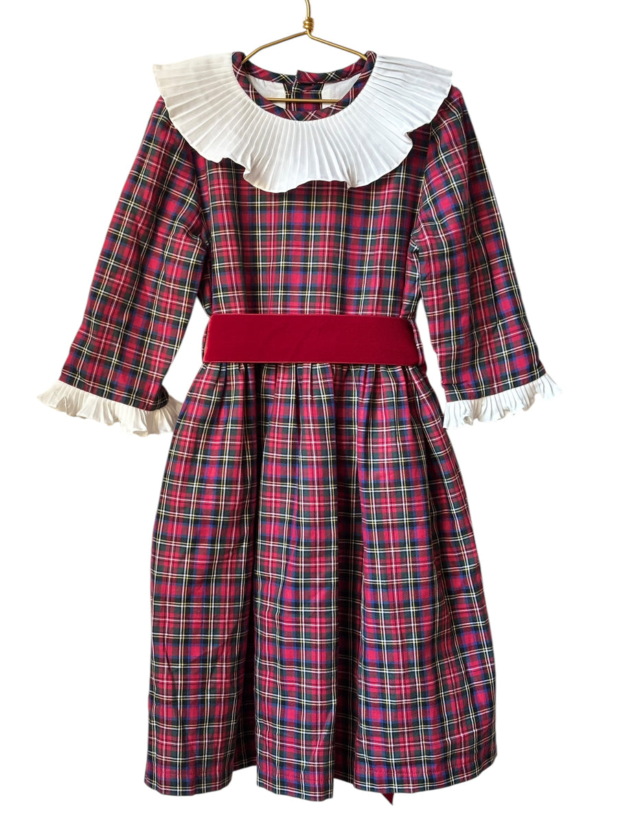 Robe AMAIA écossaise 10 ans