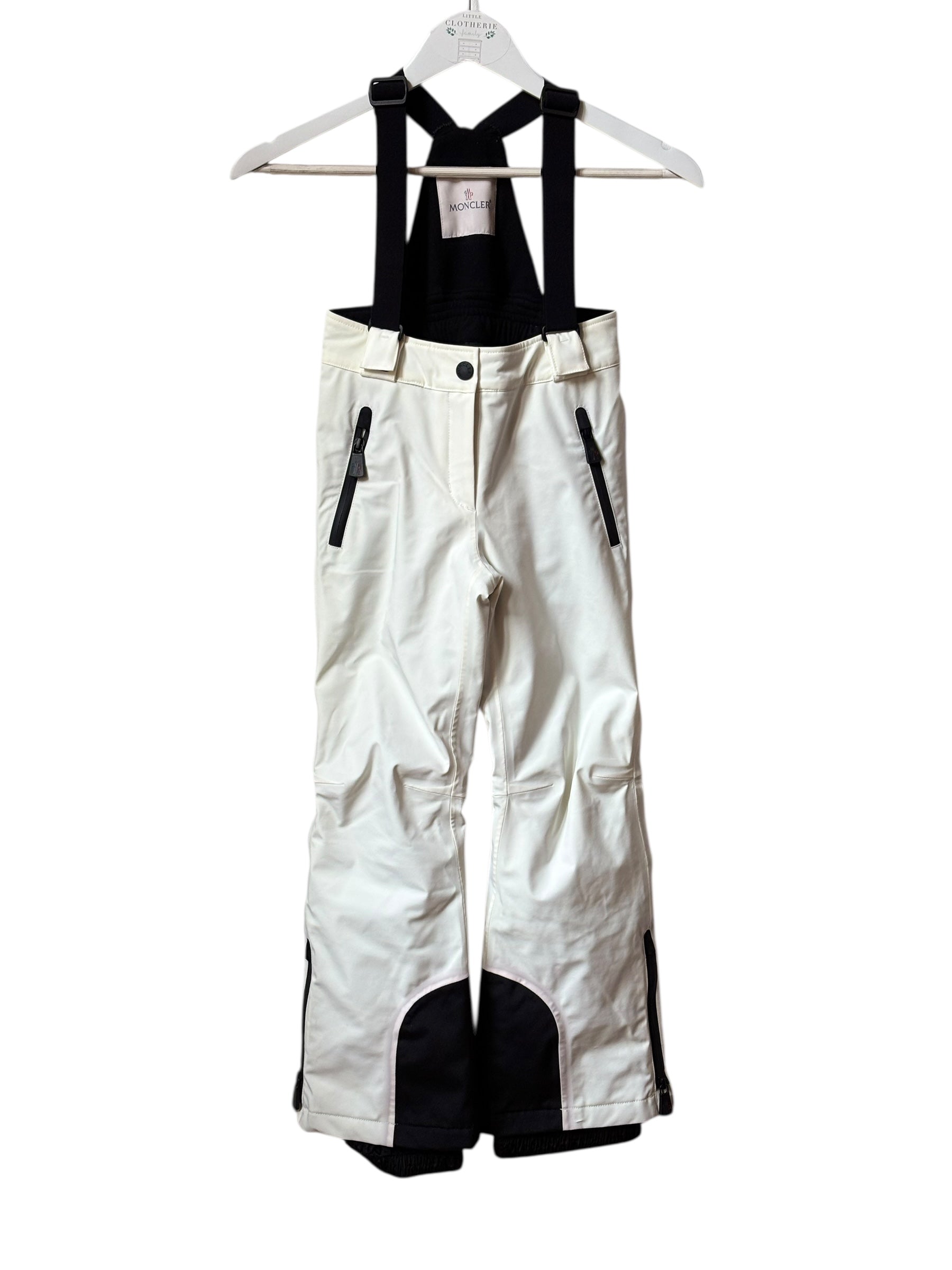 Salopette ski MONCLER  blanc 8 ans