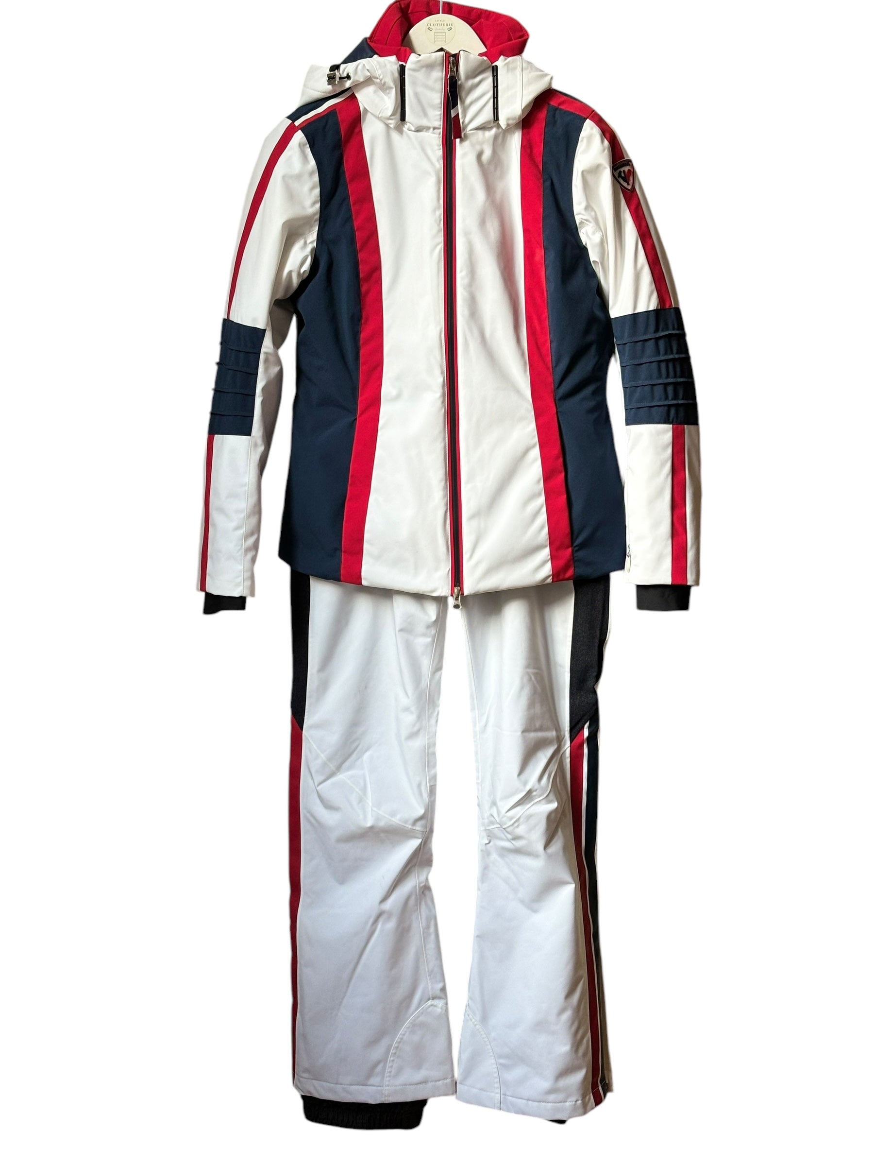 Veste ski femme ROSSIGNOL blanc rouge bleu M/38