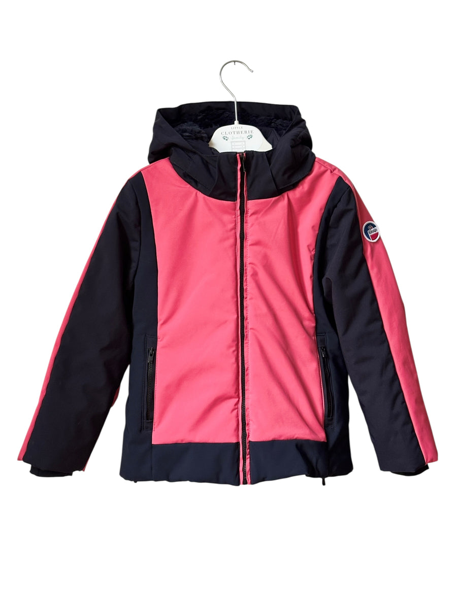 Veste ski rose/marine Fusalp 8 ans