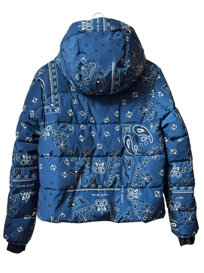 Doudoune de ski Femme POIVRE BLANC bleue "Paisley" taille S convenant au M et L