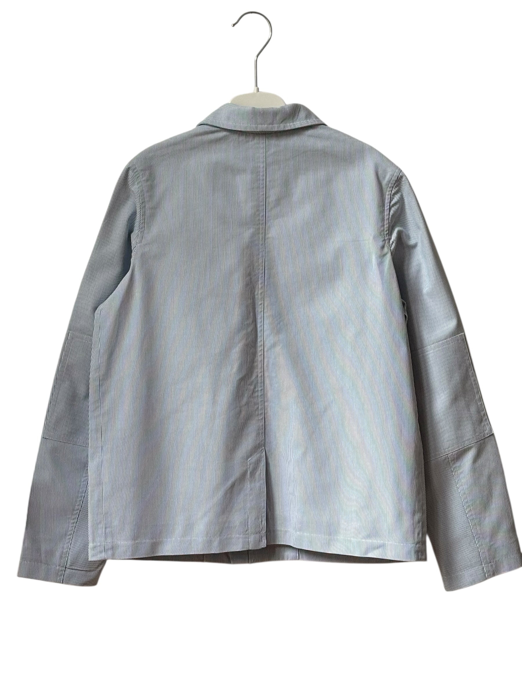 Veste Blouson Bonpoint 12 ans rayée bleu et blanche