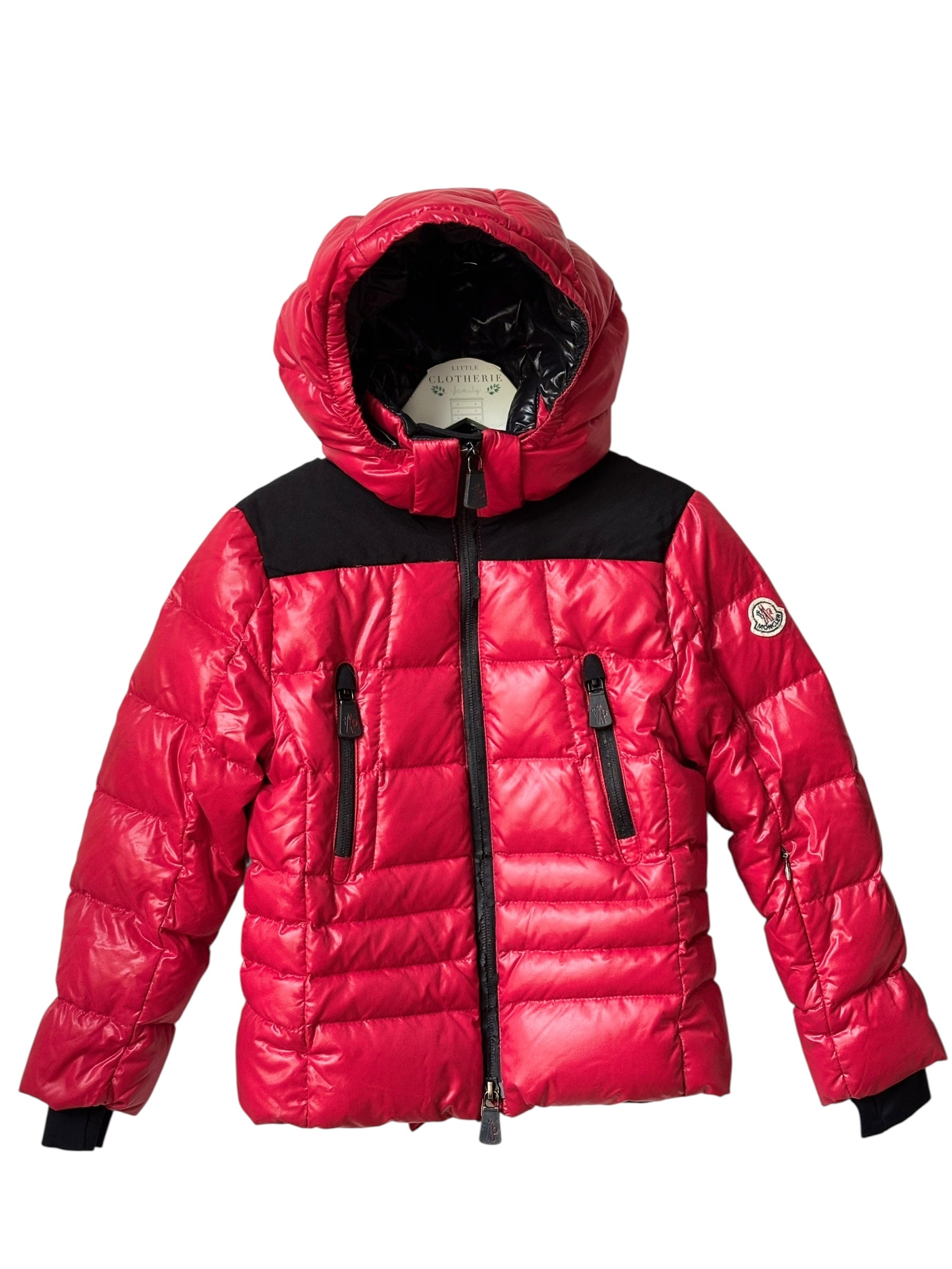 Veste de ski Moncler rouge 5 ans