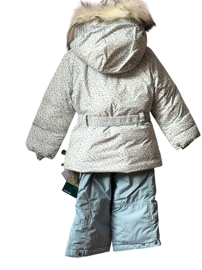 Combinaison de ski Poivre Blanc Jaguar Blue,  2 ans avec legging et t-shirt