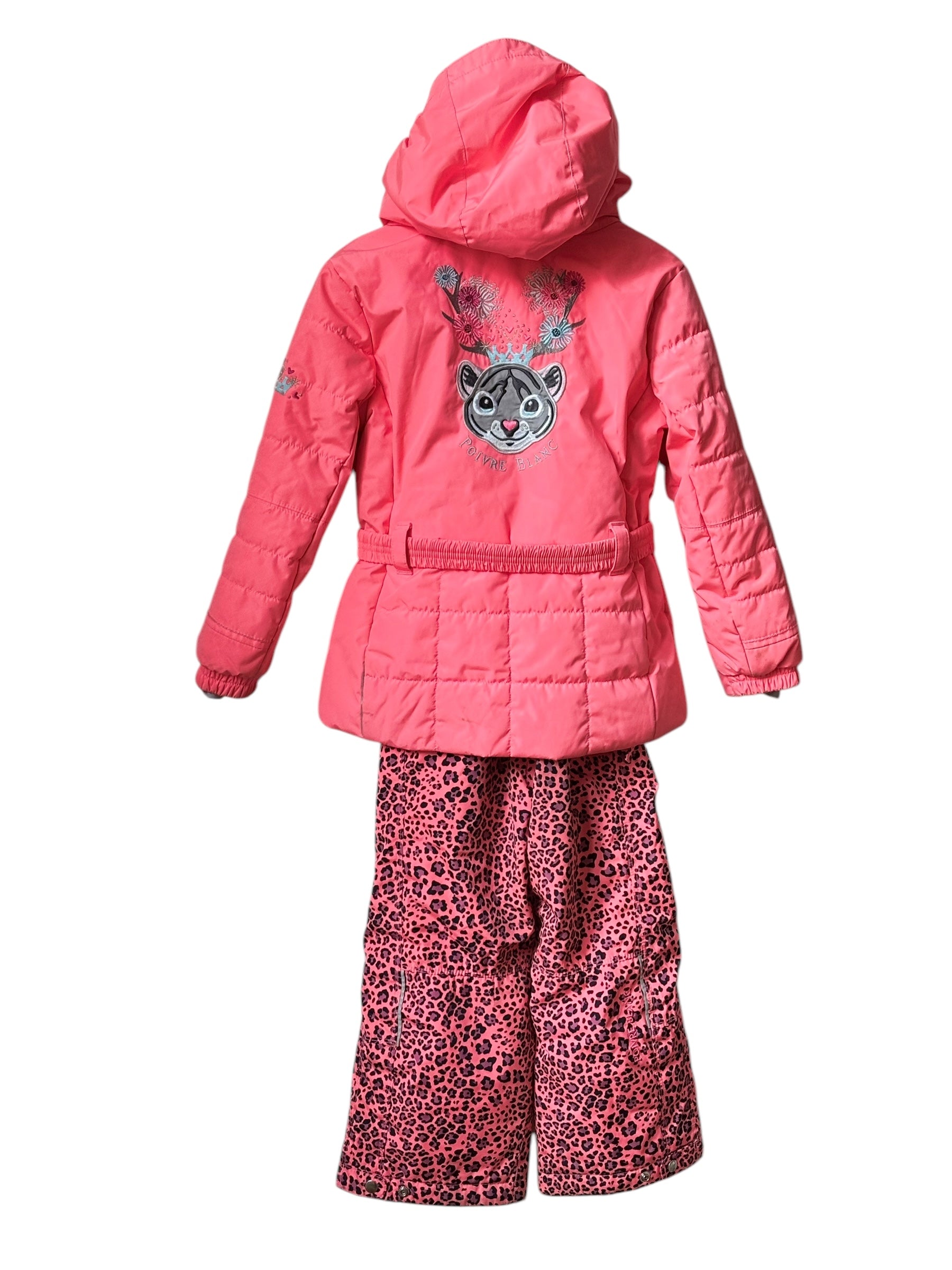 Ensemble ski Poivre Blanc 5/ 6 ans rose