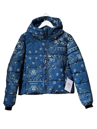 Doudoune de ski Femme POIVRE BLANC bleue "Paisley" taille S convenant au M et L