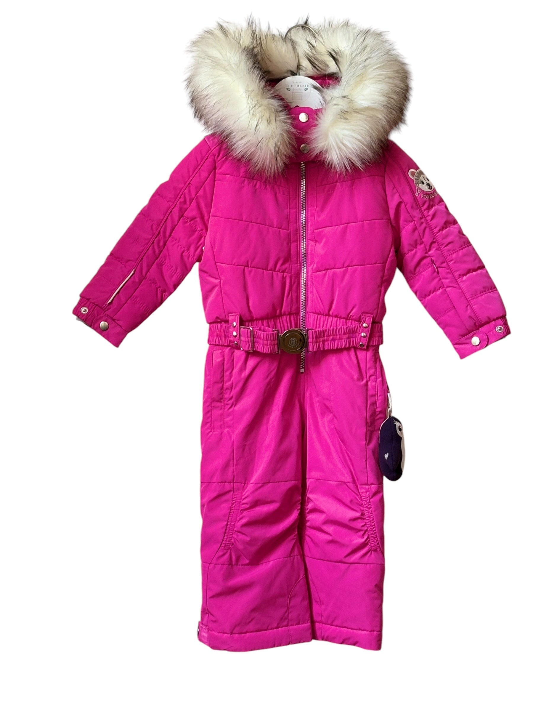 Combinaison rose ski Poivre Blanc 18 mois