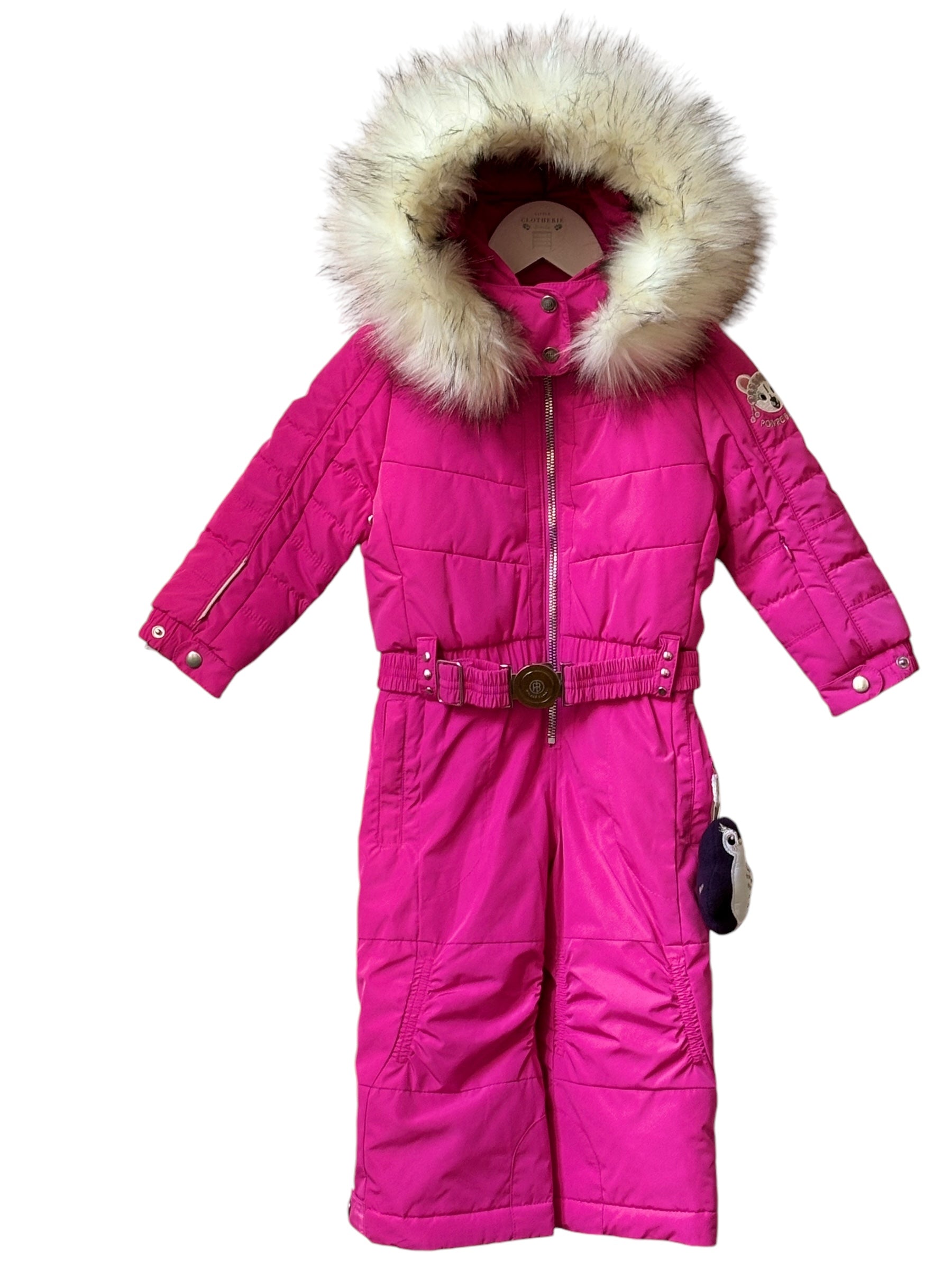 Combinaison rose ski Poivre Blanc 18 mois