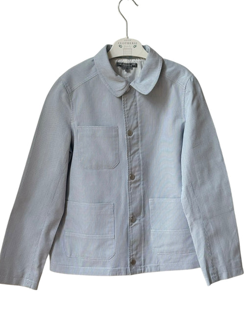 Veste Blouson Bonpoint 12 ans rayée bleu et blanche
