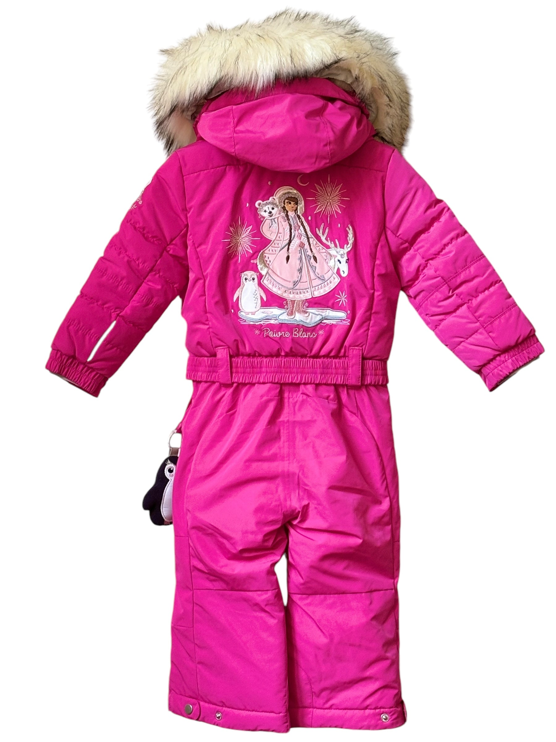 Combinaison rose ski Poivre Blanc 18 mois