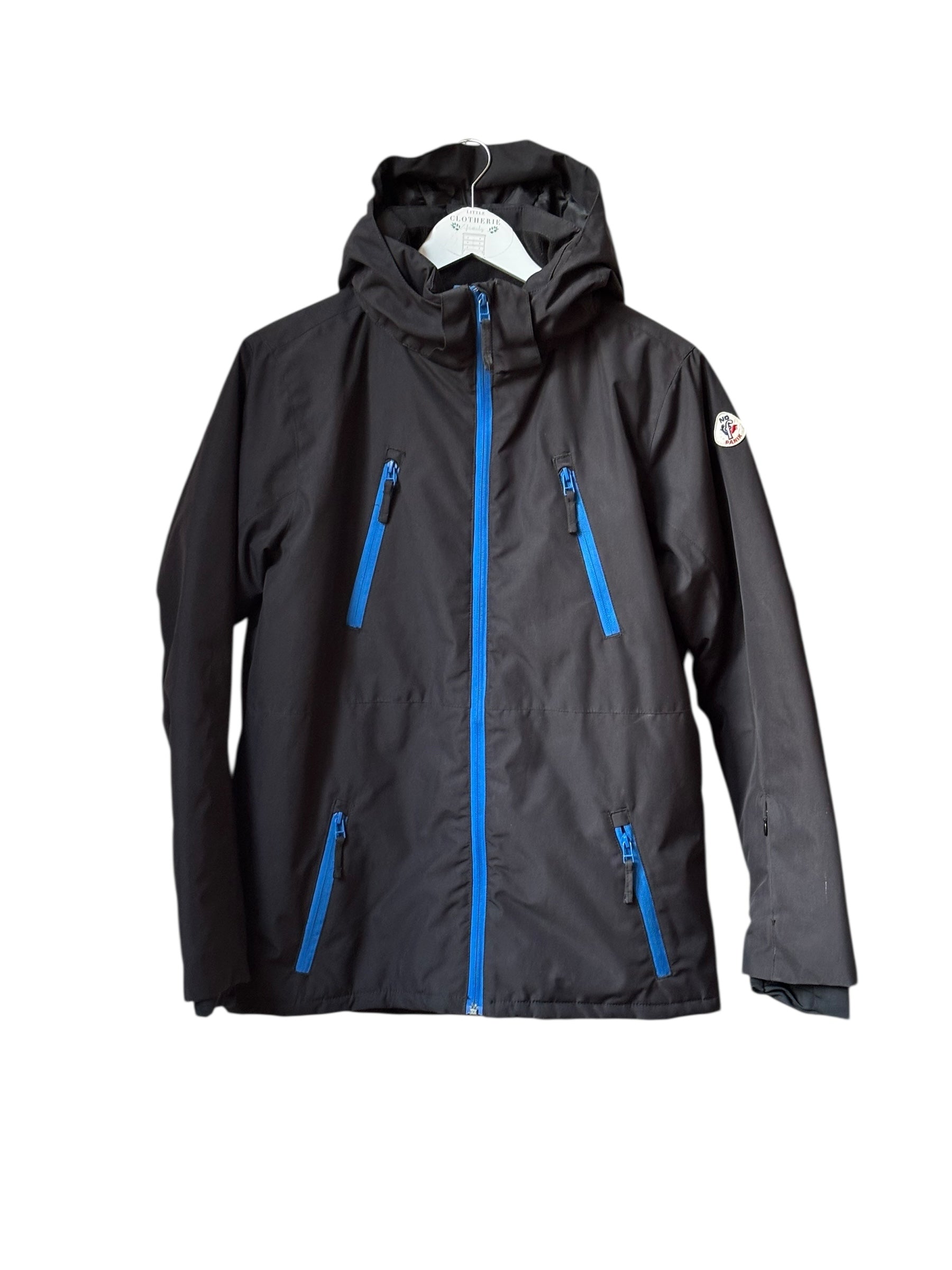 Veste ski  noire Fusalp No Panik 16 ans