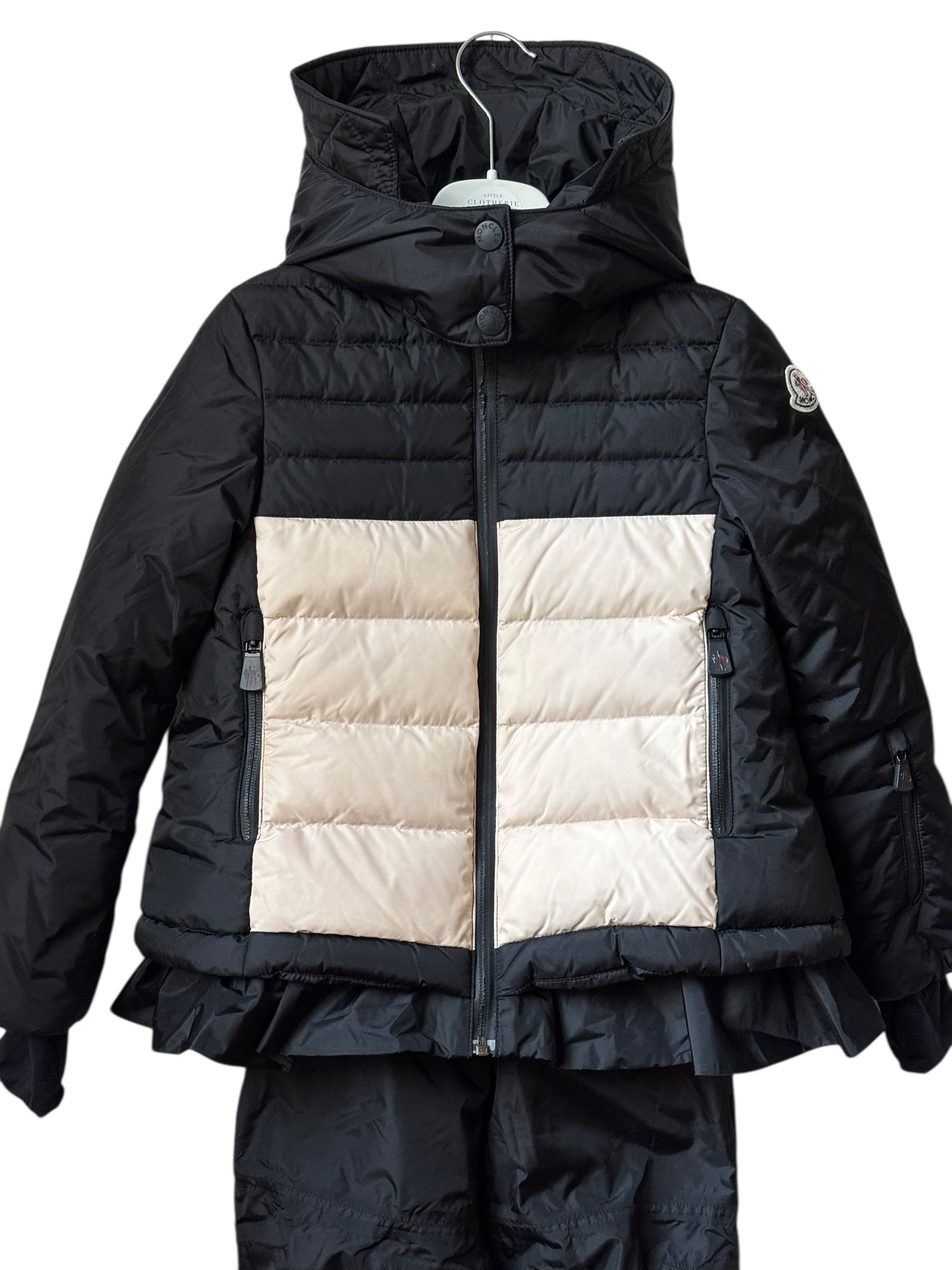 Ensemble ski FILLE Moncler noir 8 ans