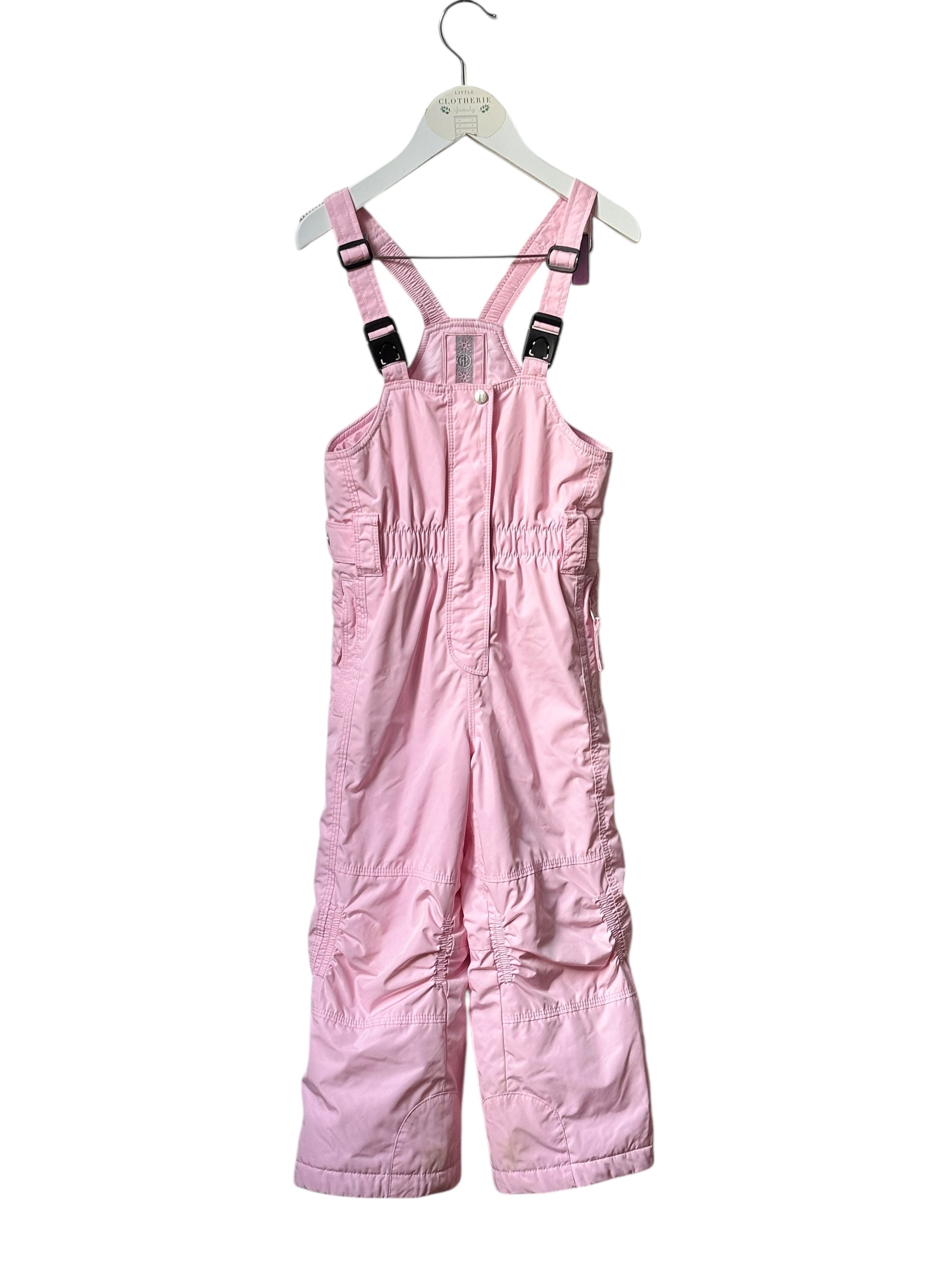 Salopette Poivre Blanc 5 ans rose pale