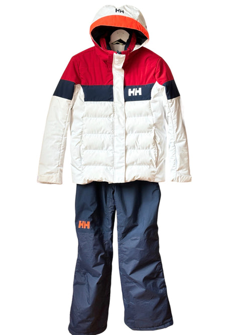 Ensemble ski marine / blanc HH 14 ans