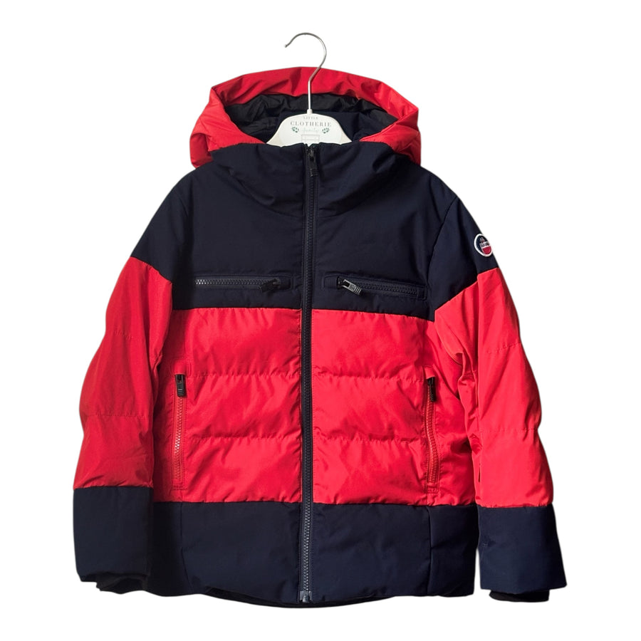 Veste ski Fusalp rouge/marine 8 ans