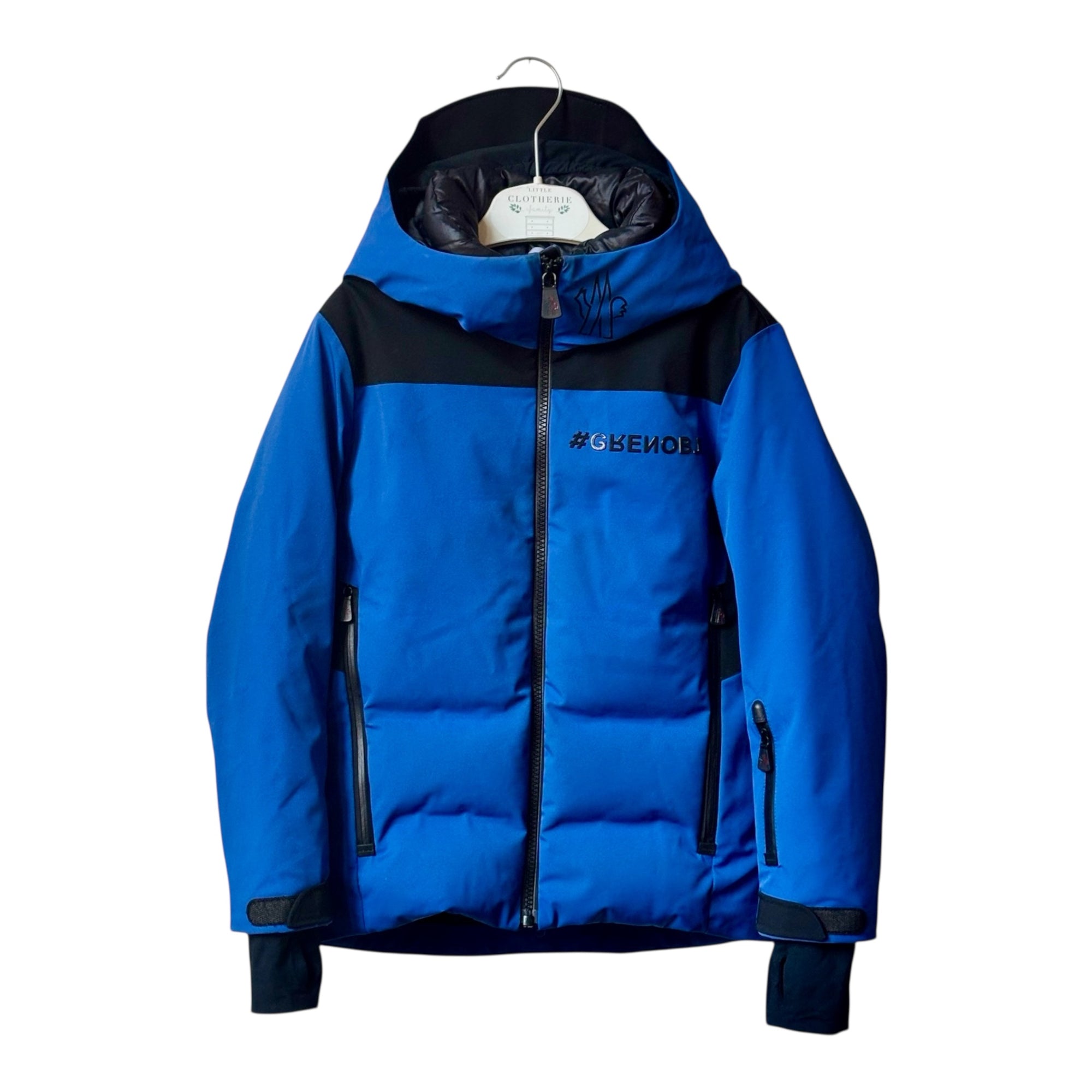 Veste ski Moncler Grenoble bleu 8 ans