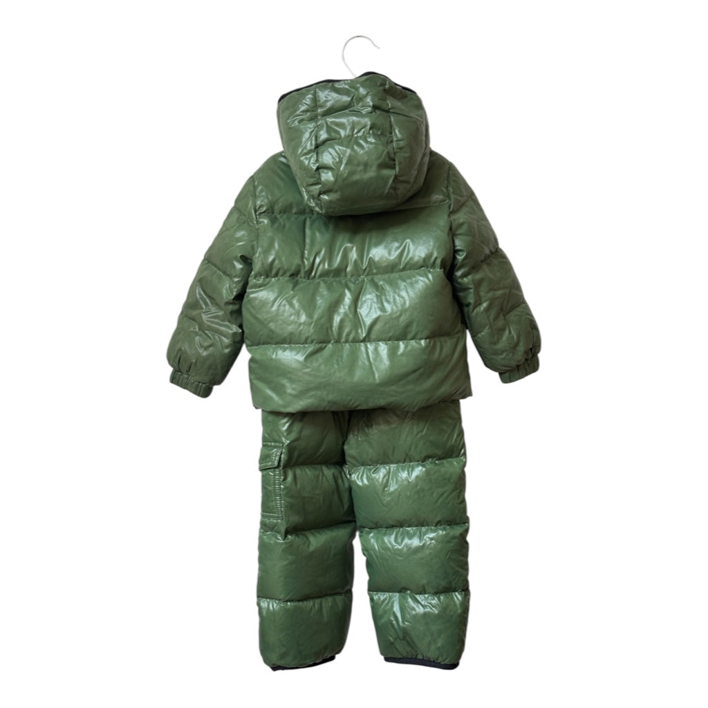 Ensemble ski Moncler vert 18/24 mois