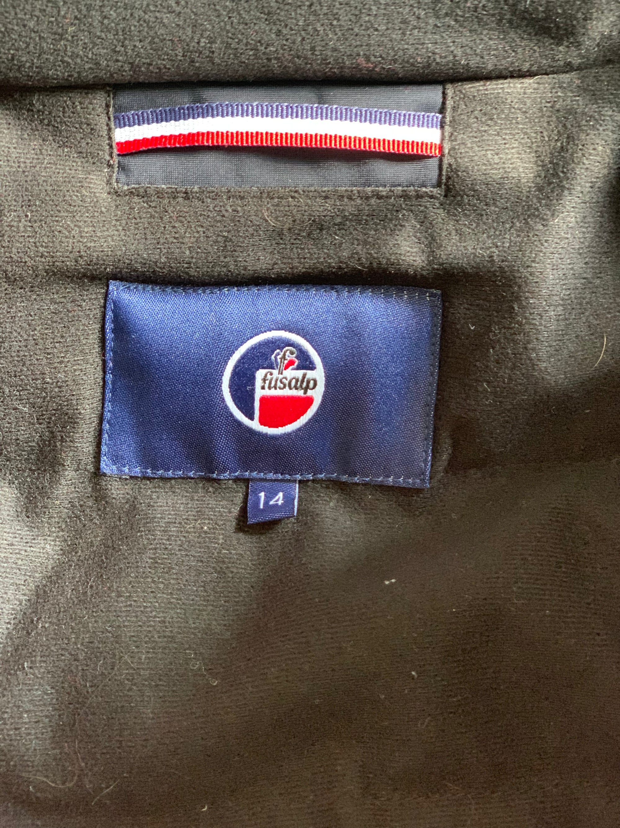 Veste ski Fusalp rouge 14 ans