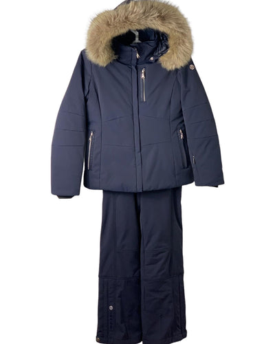 Ensemble ski fille Poivre Blanc marine 12 ans