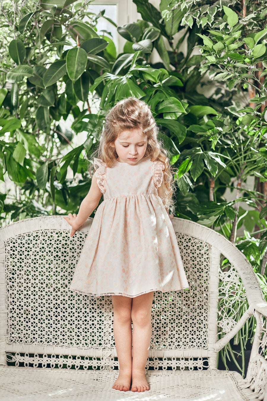 Robe Tartine et Chocolat organza floral 18 mois