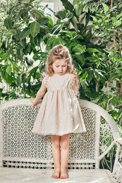 Robe Tartine et Chocolat organza floral 2 ans
