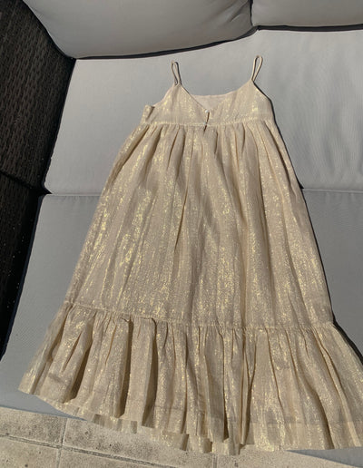 Robe dorée Bonpoint 12 ans