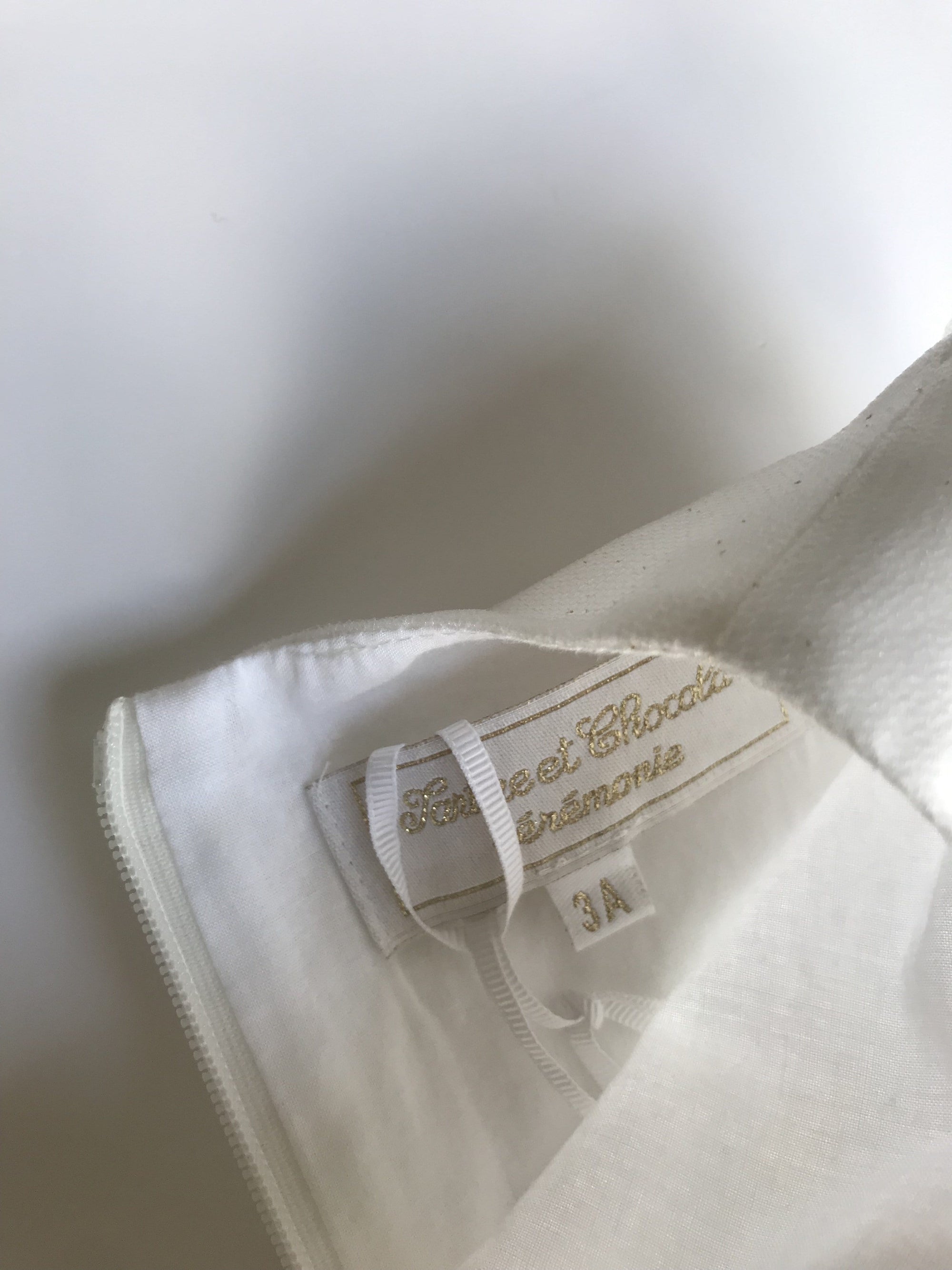 Robe Tartine et Chocolat Cérémonie 3 ans