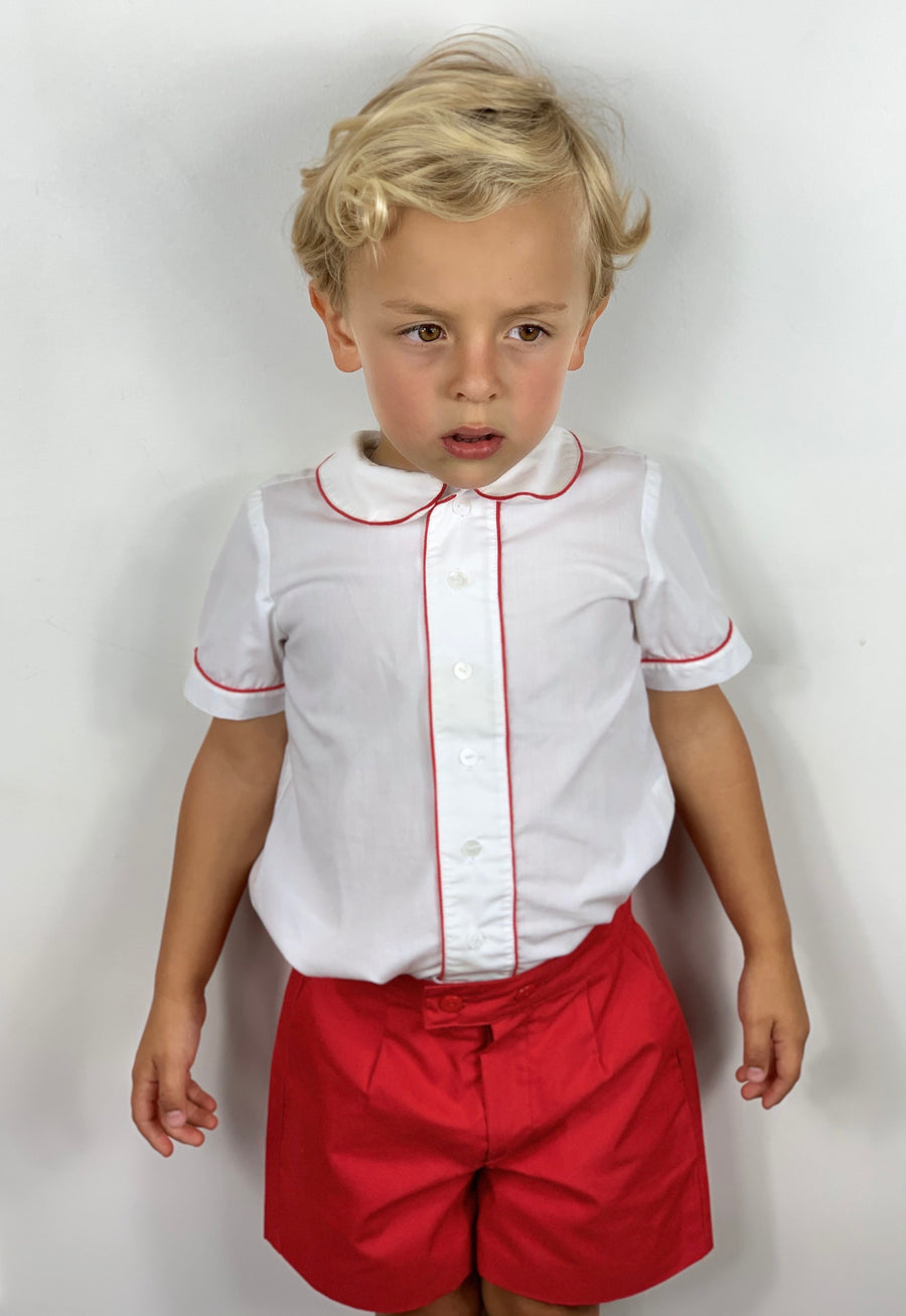Ensemble garçon bermuda et chemisette Pepa&Co 2 ans