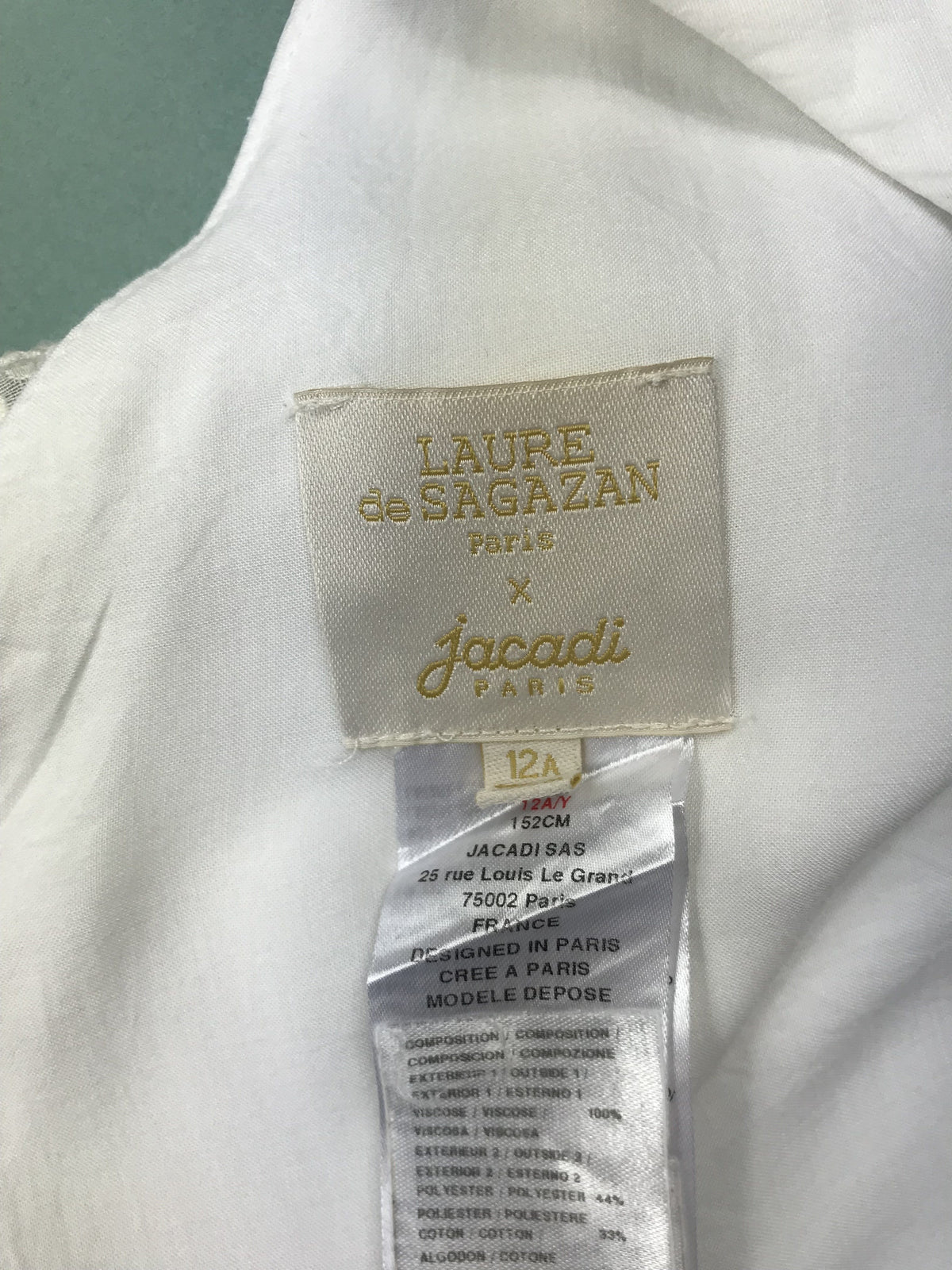 Robe Laure de Sagazan x Jacadi 12 ans