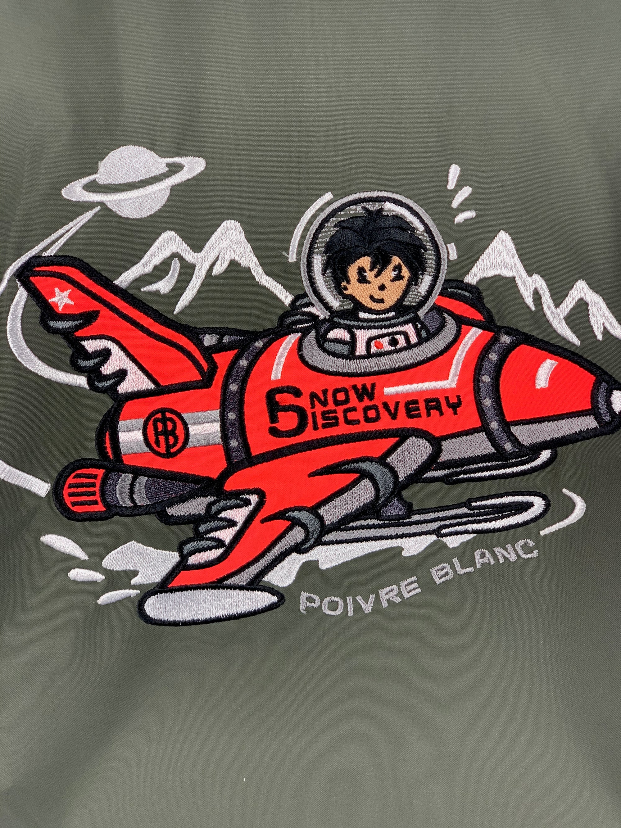 Ensemble ski Poivre Blanc kaki 6 ans