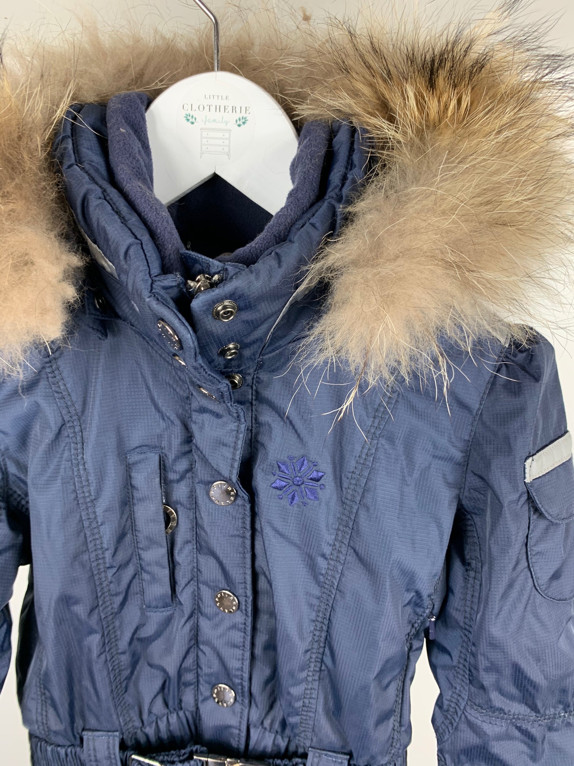 Combinaison ski Poivre Blanc marine 3 ans