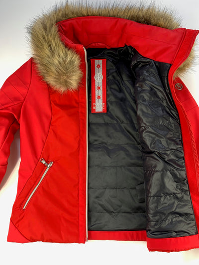 Ensemble ski Poivre Blanc rouge 10 ans