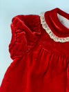 Robe Bonpoint velours rouge 18 mois