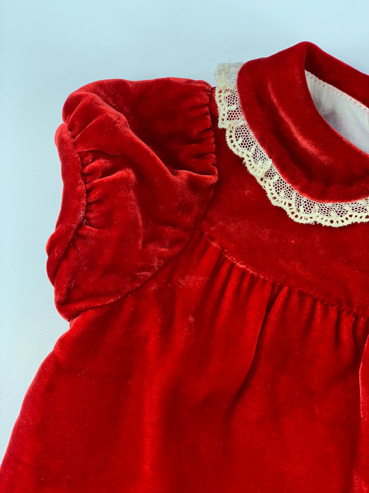 Robe Bonpoint velours rouge 18 mois