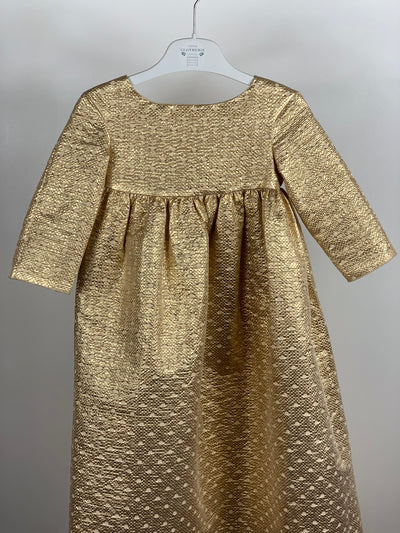 Robe Noel dorée Bonpoint taille 1 (3/5 ans)