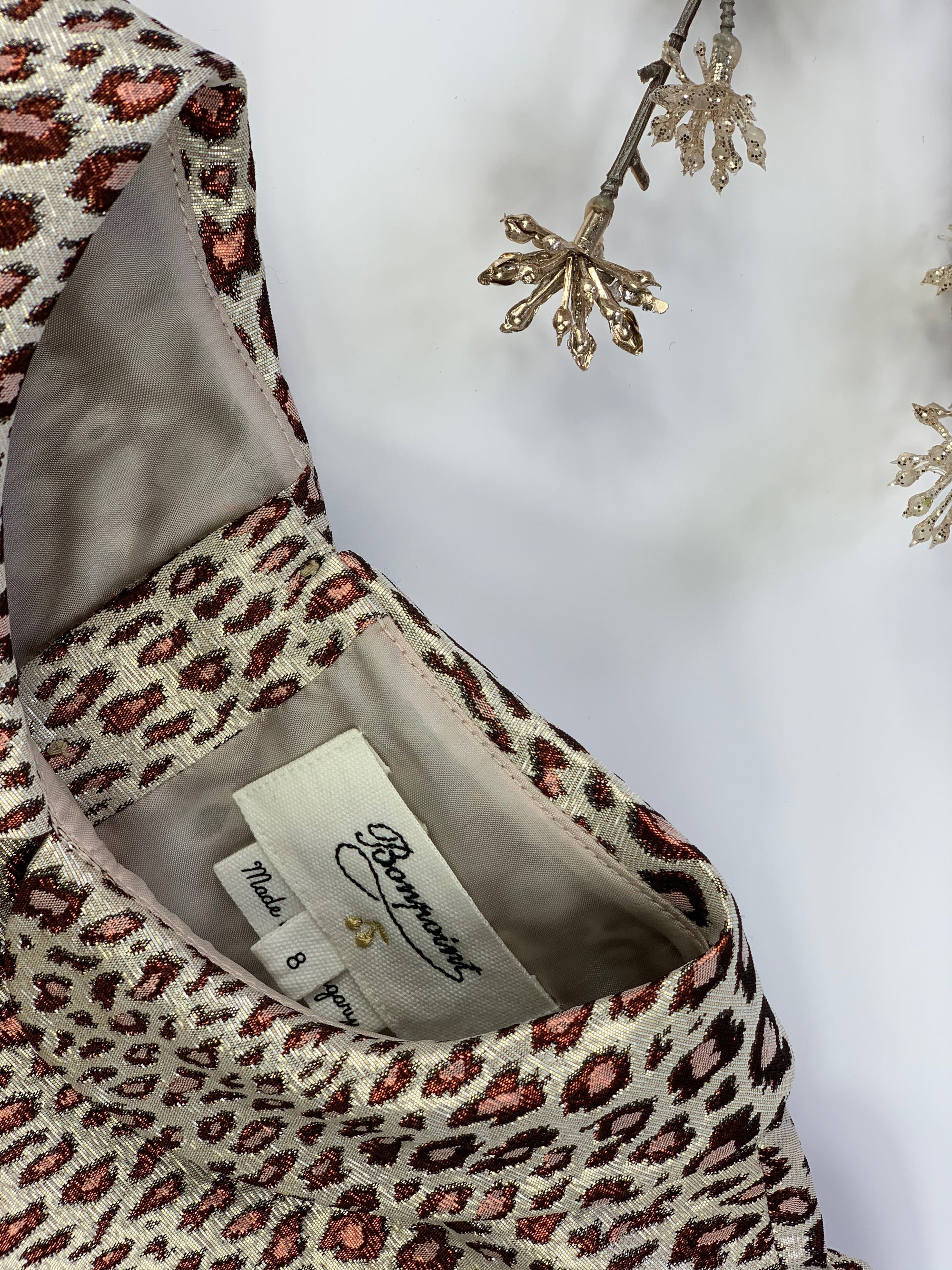 Robe Bonpoint Couture leopard 8 ans