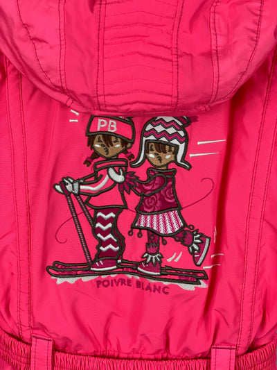 Combinaison ski fushia Poivre Blanc 4 ans