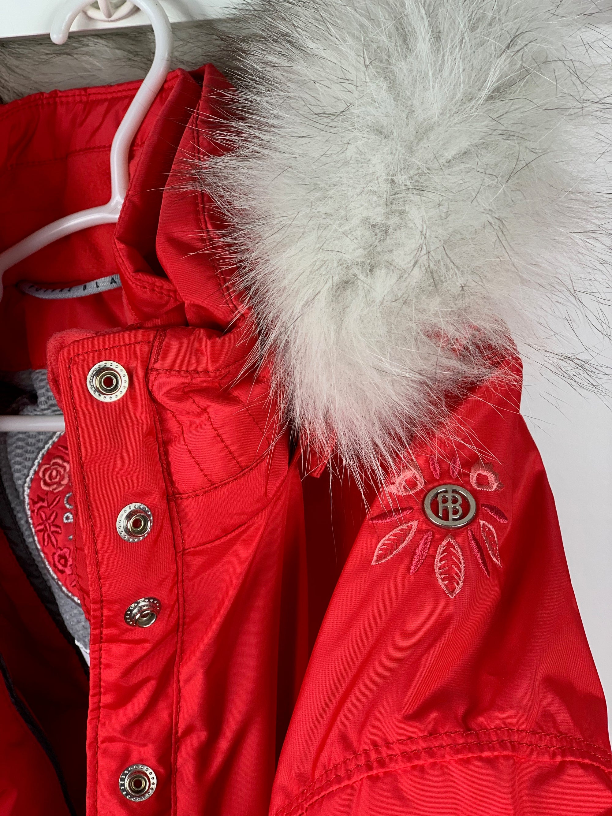 Combinaison rouge ski Poivre Blanc 2 ans